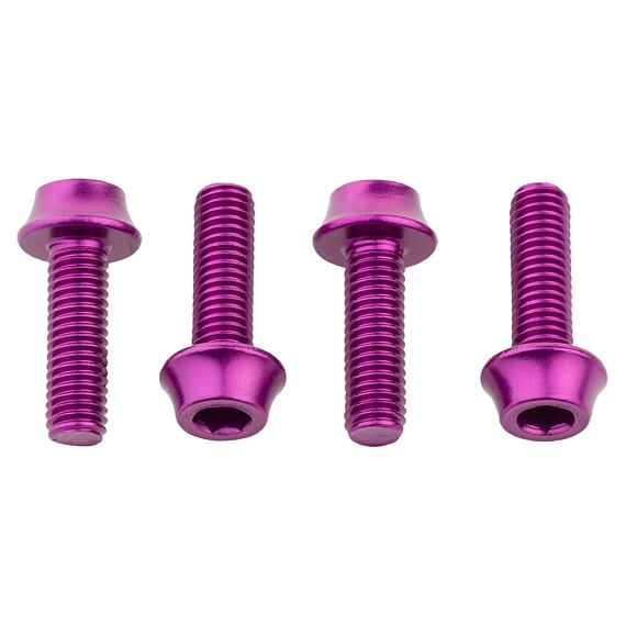 WOLF TOOTH Water bottle cage bolts purple