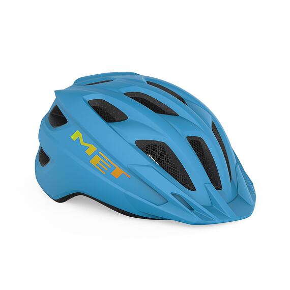 MET helmet CRACKERJACK CYAN BLU -52/57
