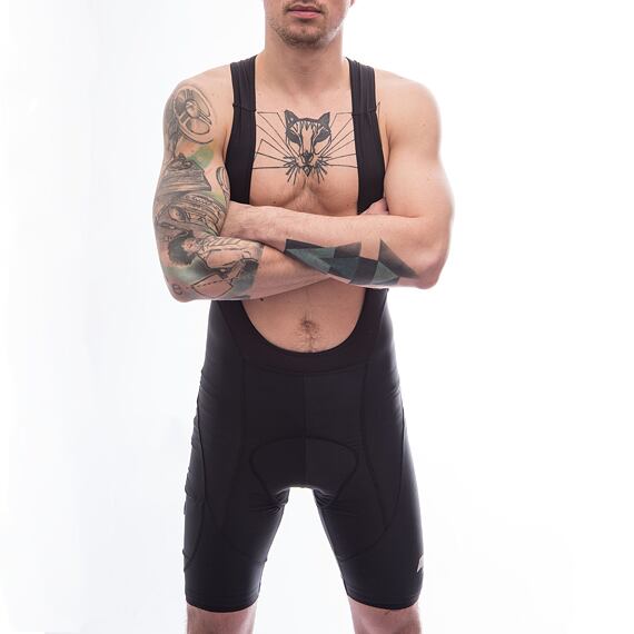 FT MEN'S SIGNATURE BIB SHORTS TRUE BLACK