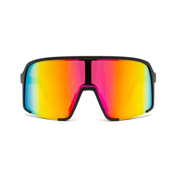 HORSEFEATHERS glasses MAGNUM matt black/mirror red