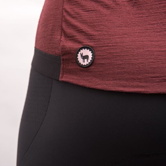FT WOMEN'S LITE MERINO JERSEY MERLOT RED