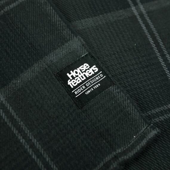 HORSEFEATHERS shirt DOUGH SHIRT anthracite
