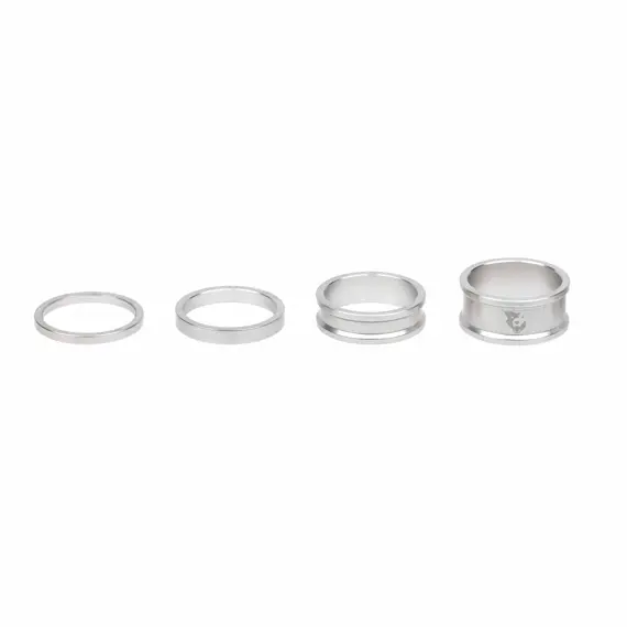 WOLF TOOTH spacer kit 3,5,10,15mm raw silver