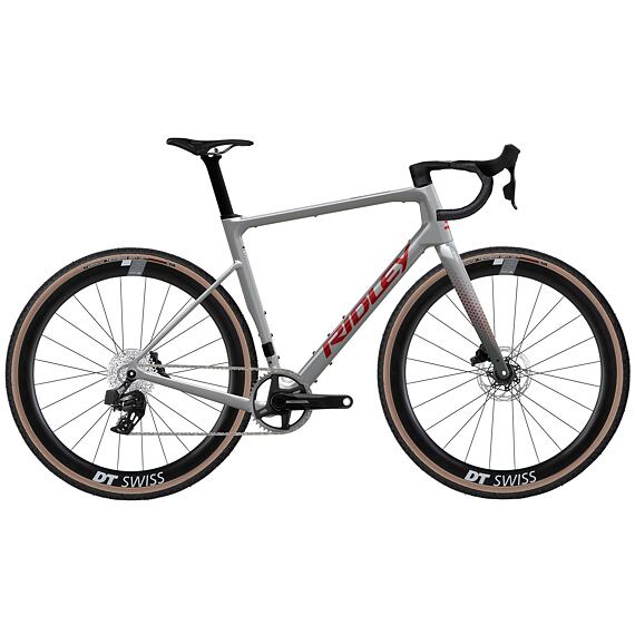 RIDLEY GRIFN RS Force XPLR Battleship Grey/Candy Red Metallic