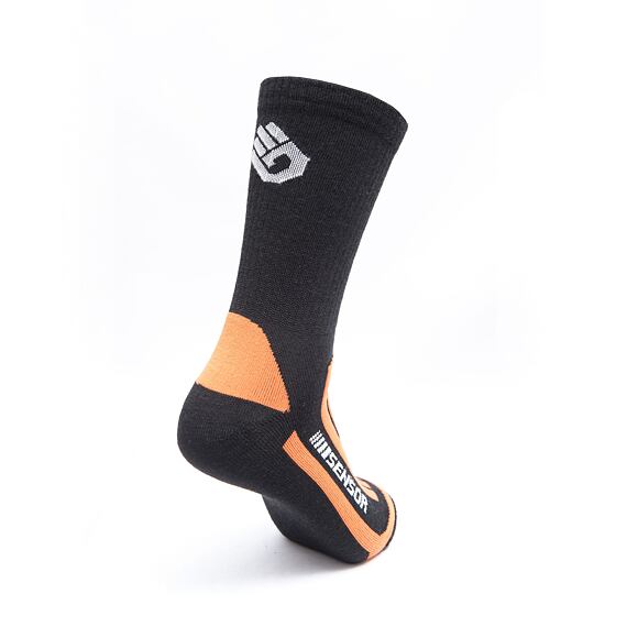 SENSOR TREKING EVOLUTION SOCKS BLACK/ORANGE