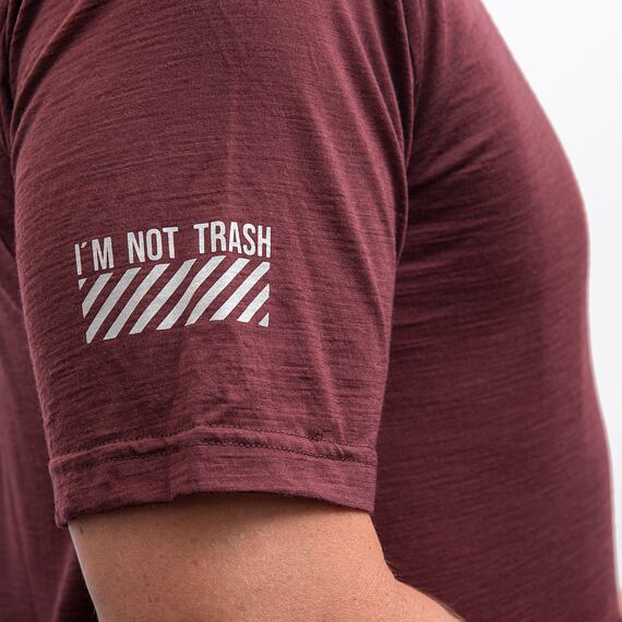 FT MEN'S LITE MERINO POCKET JERSEY MERLOT RED/BLACK