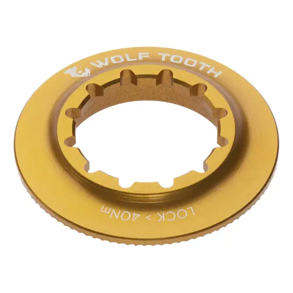 WOLF TOOTH lock ring Centerlock Rotor Internal Spline gold