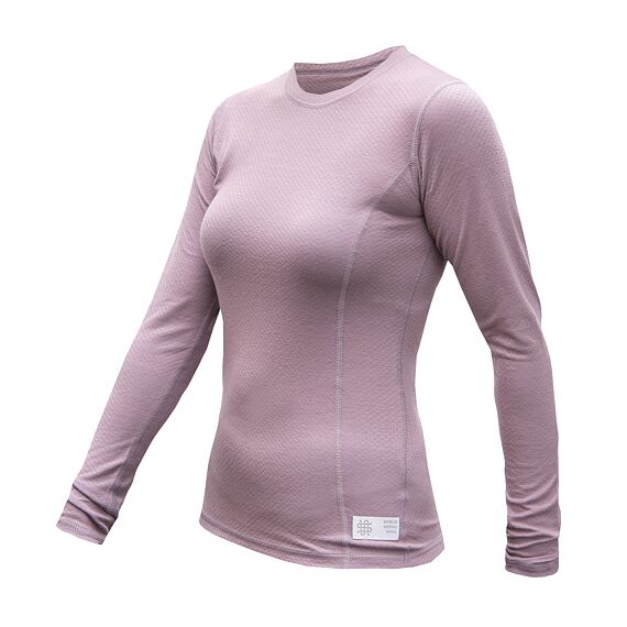 SENSOR MERINO DF WOM TEE LS mystic violet