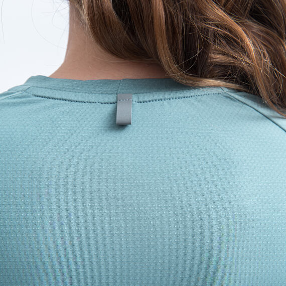 FT WOMEN'S HORIZON POCKET SHORT SLEEVE JERSEY MINT/BLACK