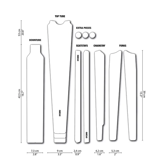 DYEDbro védőfólia 80s Gravel matt