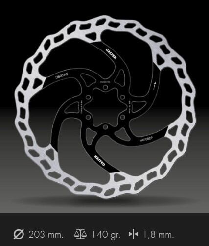 Galfer brake disc Fixed Wave - bolt-on 203mm