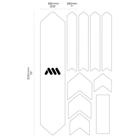 AMS Protective Decals - EXTRA - Pump for Peace / Black