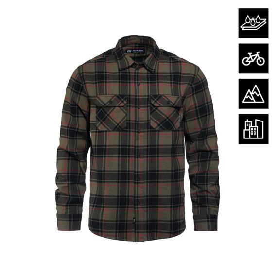 HORSEFEATHERS DOUGH Shirt - Tarmac