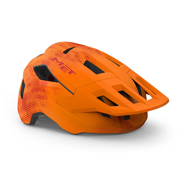 MET helmet SHELTER YOUTH orange red -52/56
