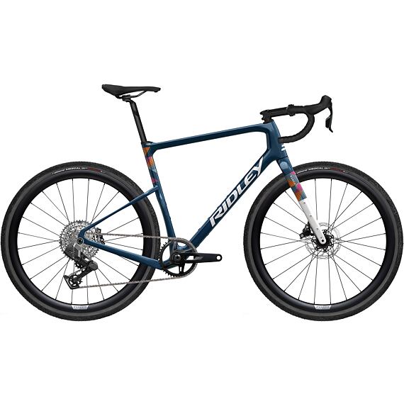 RIDLEY bike KANZO Adventure Rival-TGX Mullet Jeans Blue Metallic/White