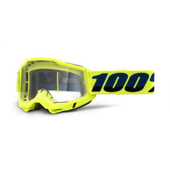 MX Goggles 100% ACCURI 2 Yellow Clear Lens