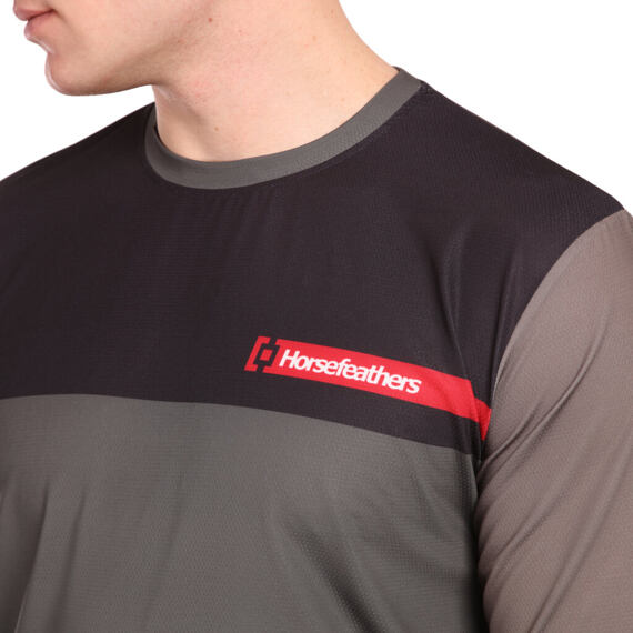 HORSEFEATHERS jersey QUANTUM chimera/walnut