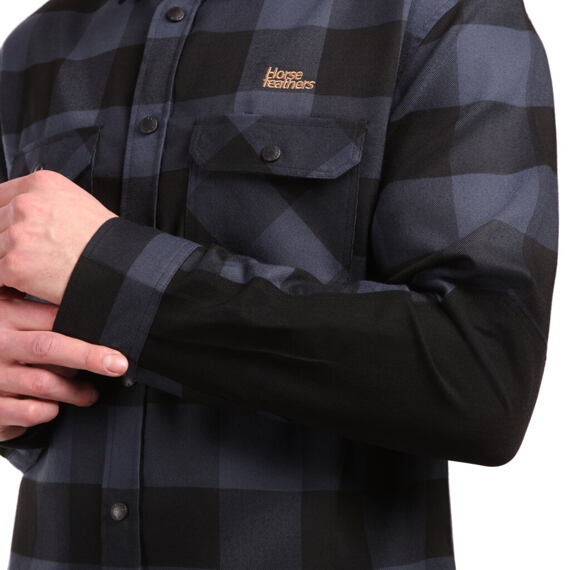 HORSEFEATHERS shirt PROM indigo