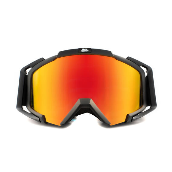 HORSEFEATHERS glasses PATRIOT black/mirror red