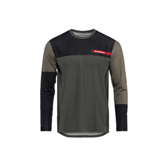 HORSEFEATHERS jersey QUANTUM LS chimera/walnut