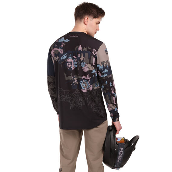 HORSEFEATHERS jersey QUANTUM LS doodle