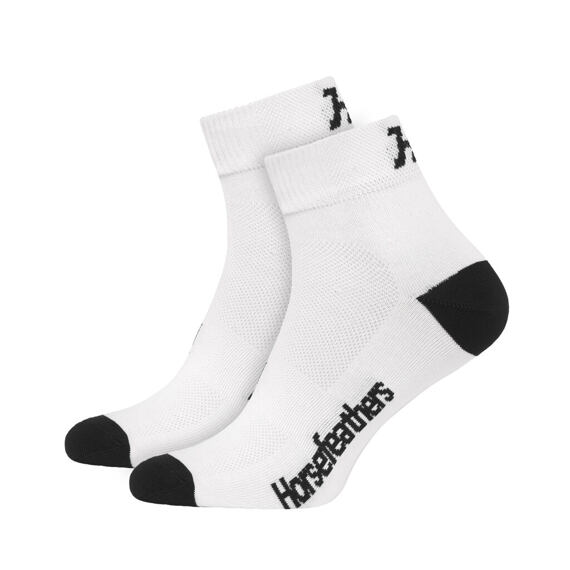 HORSEFEATHERS socks JAM white