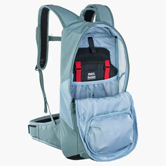 EVOC backpack FR LITE RACE 10 steel/copen blue