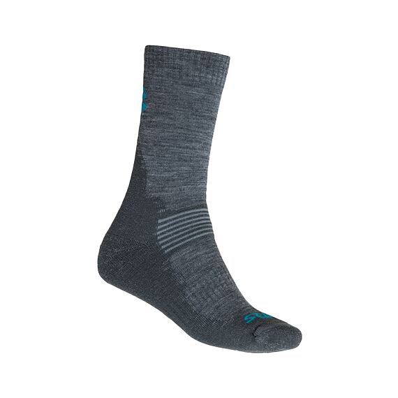 SENSOR EXPEDITION MERINO WOOL SOCKS GREY/BLUE