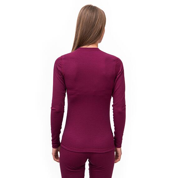 SENSOR MERINO DF TEE LS WOM LILLA