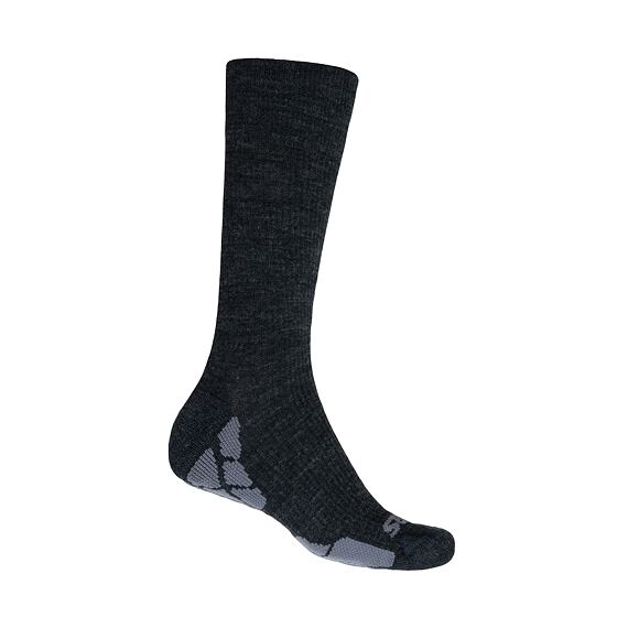 SENSOR SOCKS BLK/GRY HIKING MERINO