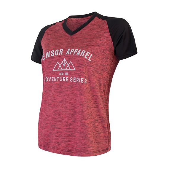 SENSOR CYKLO CHARGER WOM LOOSE JERSEY SS pink/black