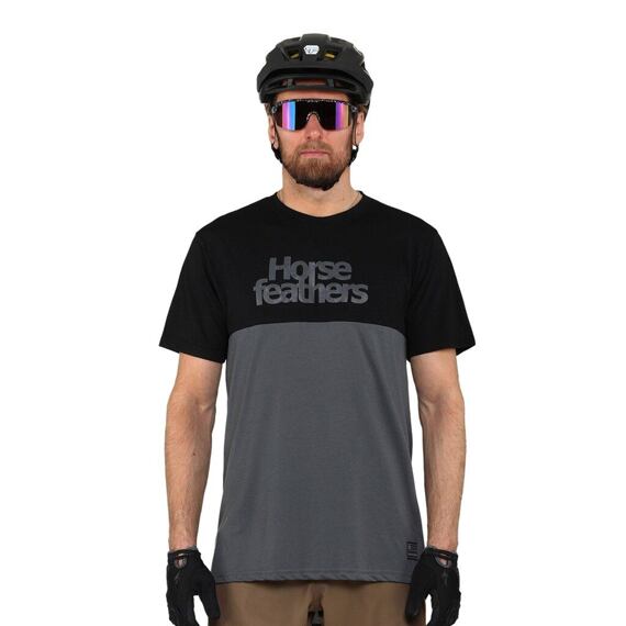 HORSEFEATHERS tee SS FURY black/grey