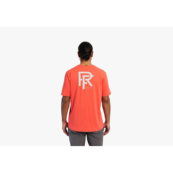 RACE FACE short sleeve tee COMMIT Tech Top coral
