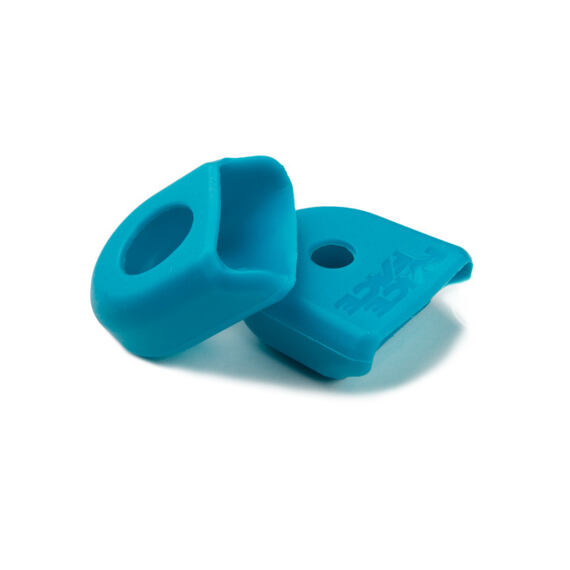 RACE FACE CRANK BOOT 2-pack, carbon crank protection turquoise