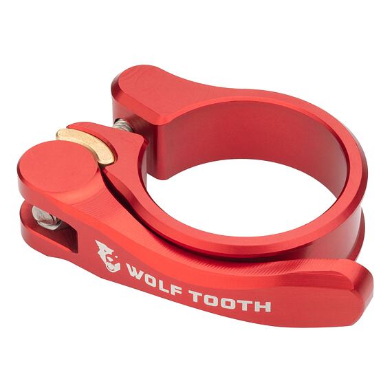 WOLF TOOTH seatpost clamp 31.8mm red Quick Release