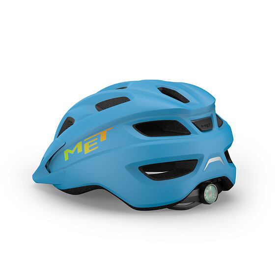 MET helmet CRACKERJACK CYAN BLU -52/57