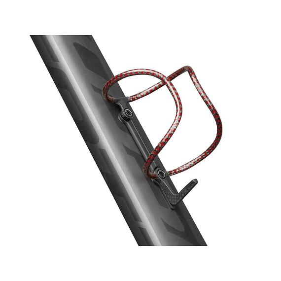 TOPEAK bottle cage FEZA CAGE KEVLAR CARBON R10 red