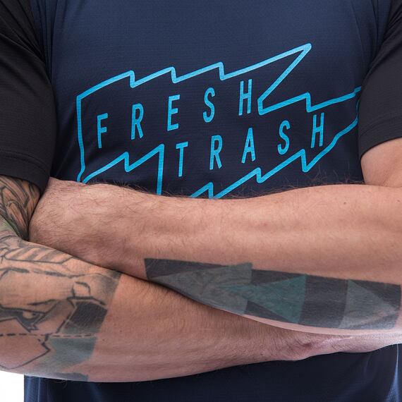 FT MEN'S HORIZON SHORT SLEEVE TEE MARINE/BLACK