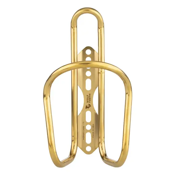 WOLF TOOTH bottle cage MORSE Ti gold