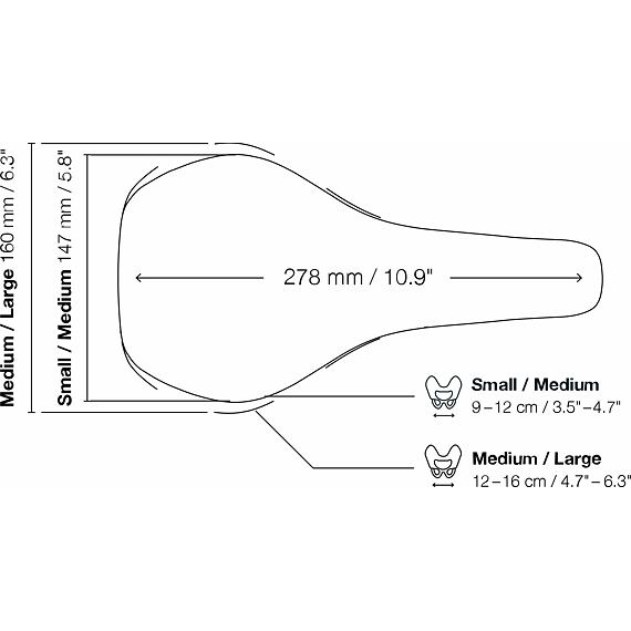 ERGON saddle SM E-Mountain Core Prime Men M/L