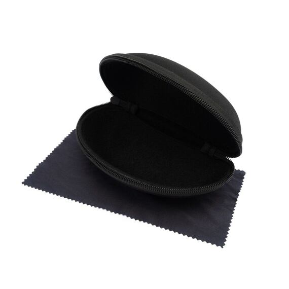 HORSEFEATHERS glasses MAGNUM matt black/mirror green