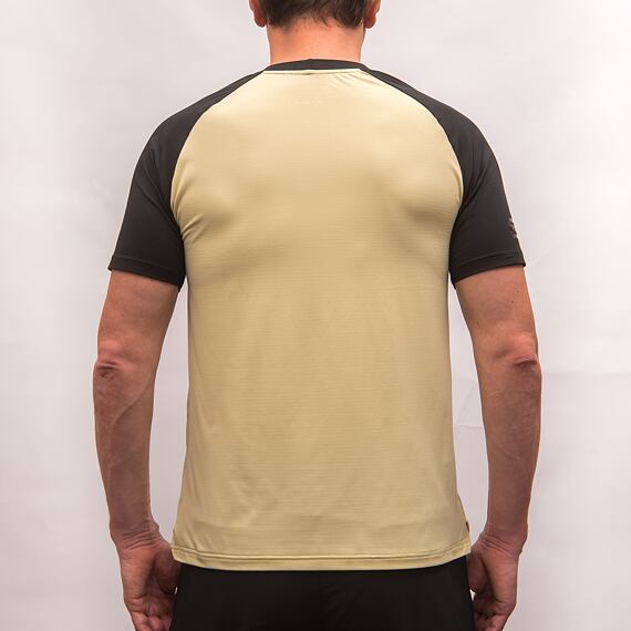 FT MEN'S HORIZON SHORT SLEEVE TEE SAND/BLACK