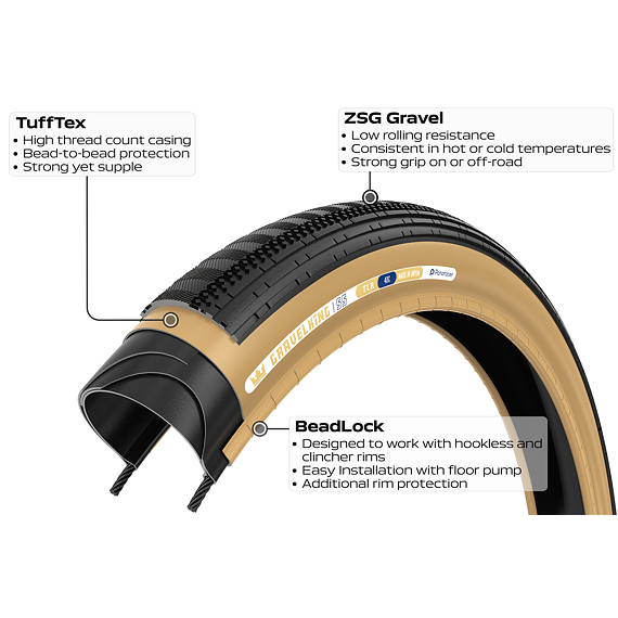 PANARACER tires GRAVELKING SS 700x45C black