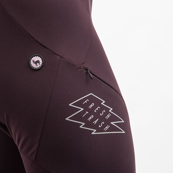 FT MEN'S SIGNATURE THERMO BIB PANTS PORT RED