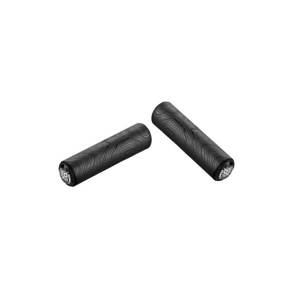 CICLOVATION grips Trail Silcolite Topo Matte Black w/ Black Plug