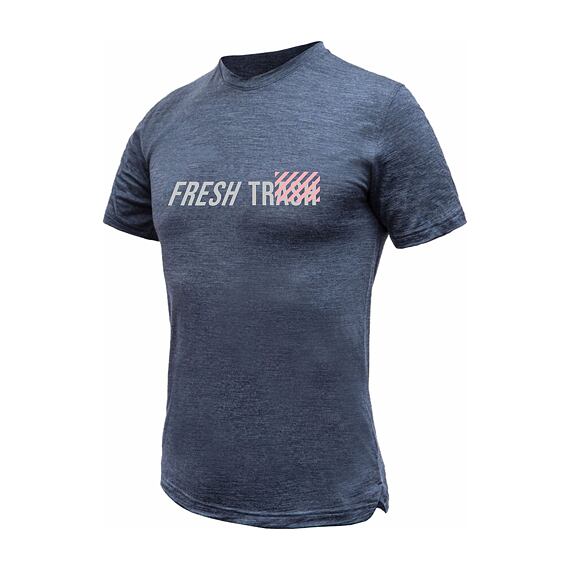 FT MEN'S MERINO TENCEL LOGO 2.0 TEE BLUE
