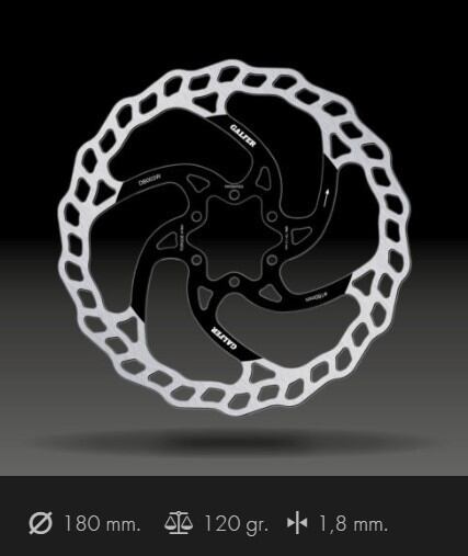 Galfer Fixed Wave brake rotor 180 x 1.8 mm