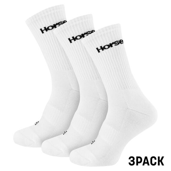 Horsefeathers Delete Premium 3Pack Socks White