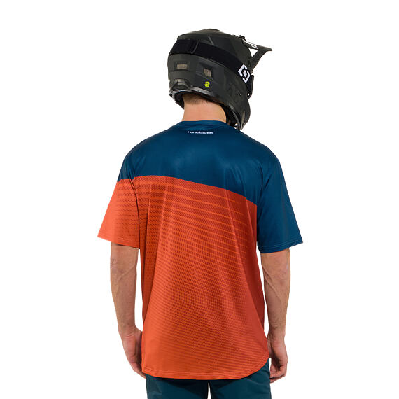 Horsefeathers Quantum Men's Jersey Petrol/Burnt Orange