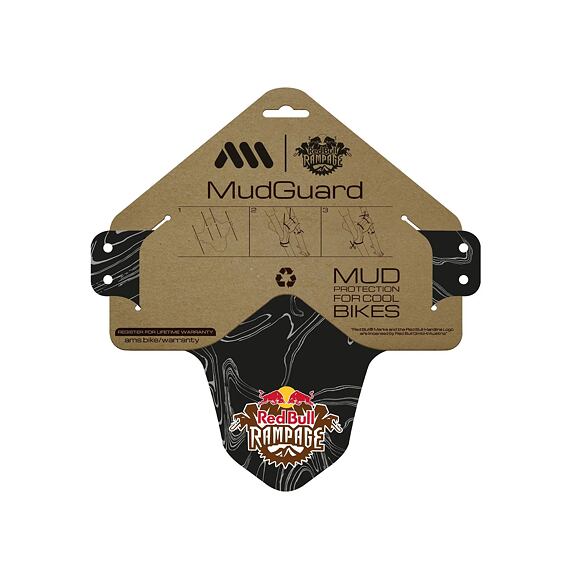 AMS mudguard Redbull Rigline White